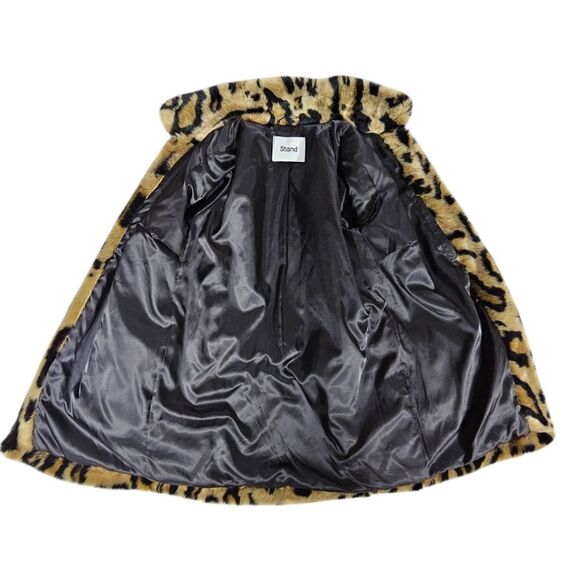 STAND STUDIO Faux Leopard Coat size S - Picture 9 of 14